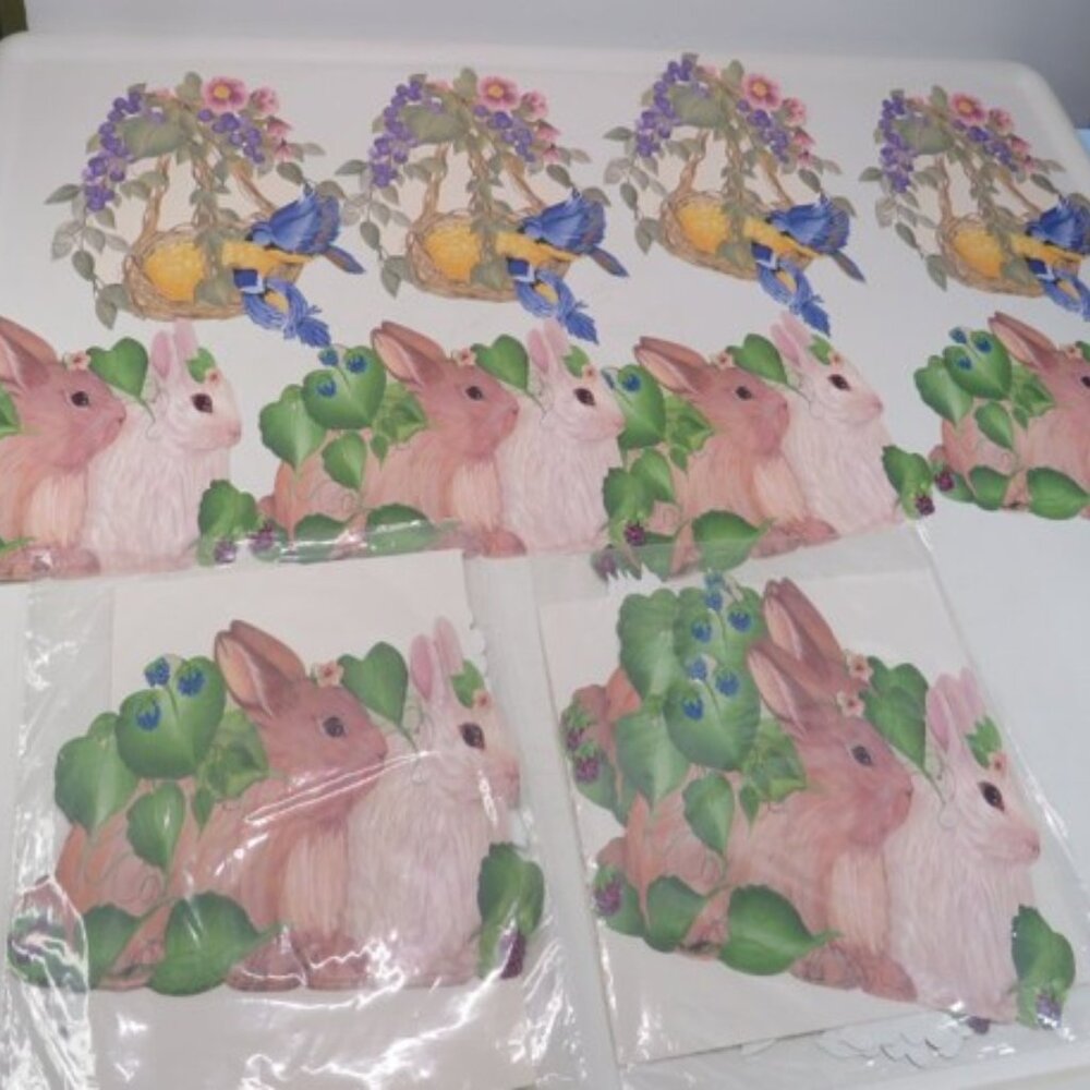 Donna Dewberry Wallpaper Items Rabbits, Birds & Nest